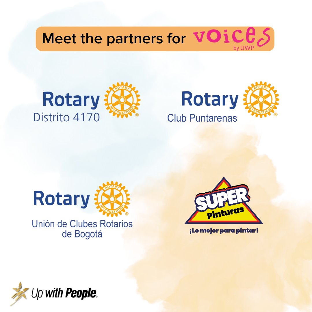 upwithpeople's tweet photo. We are thrilled to announce our partners for the Voices program in Latin America! Together, we will empower young people to become changemakers and make a positive impact in their communities.
#UpwithPeople #VoicesProgram #Changemakers #LatinAmerica https://t.co/rGex0UjPo3
