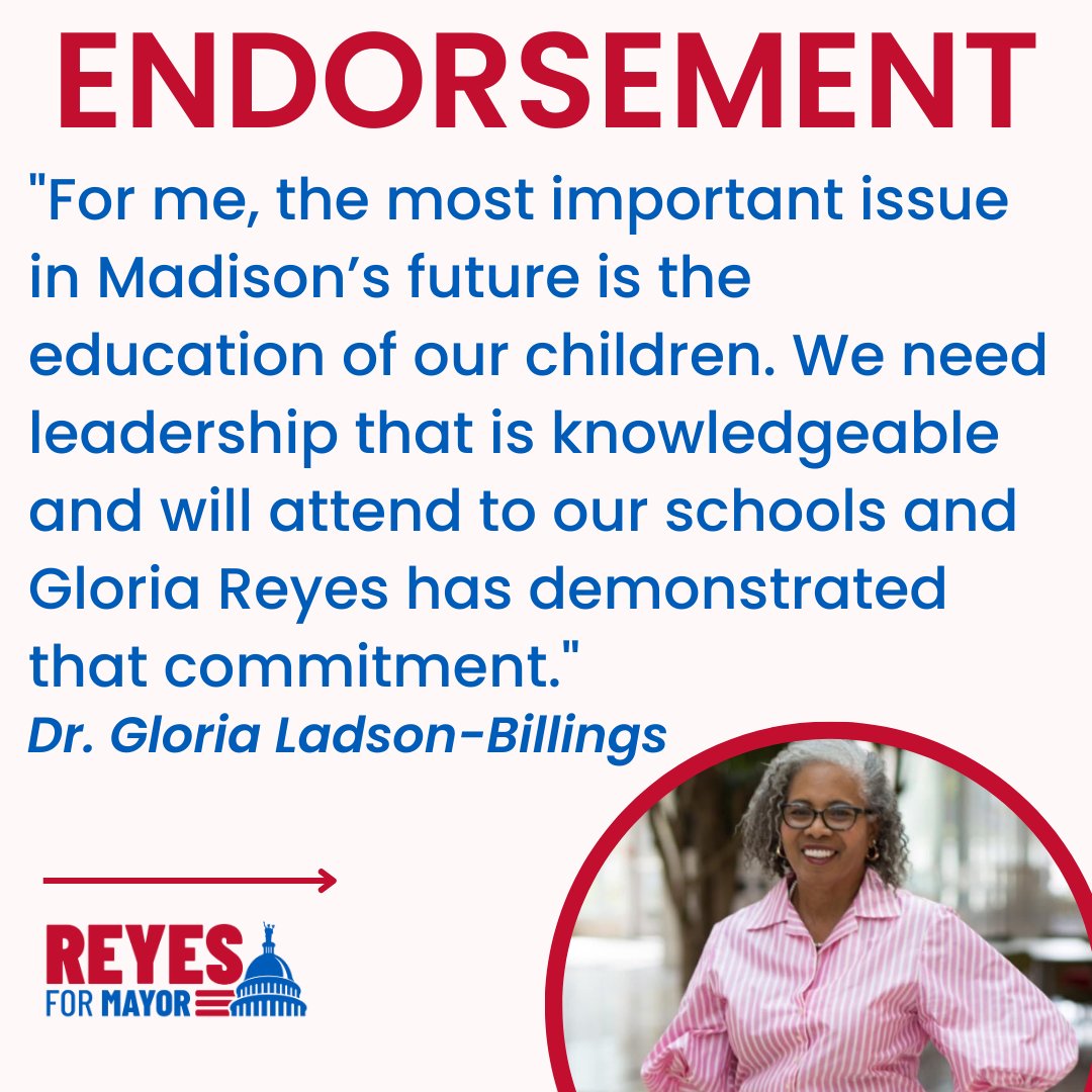 Thank you for your support Gloria.
Together, we’re going to build a Madison worthy of kids!