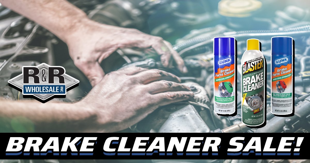 RRWHOLESALE's tweet photo. Looking for some highly-rated brake cleaner known and trusted by professionals and hobbyists alike?

Look no further than the Blaster and Gunk lines of brake cleaners in-stock at R &amp; R WHOLESALE! 

https://t.co/8xgOqdesY1 https://t.co/lQ6m9SoGe0