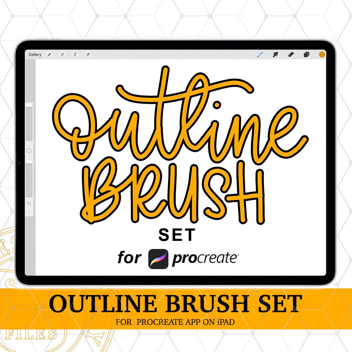SFTreasury's tweet image. Procreate Brush Set, Outline Brush, Duo Colour #Procreate brush set for drawing, colouring and outlining #procreatebrush , #ipadLettering #ipad brush etsy.me/3nDYhop