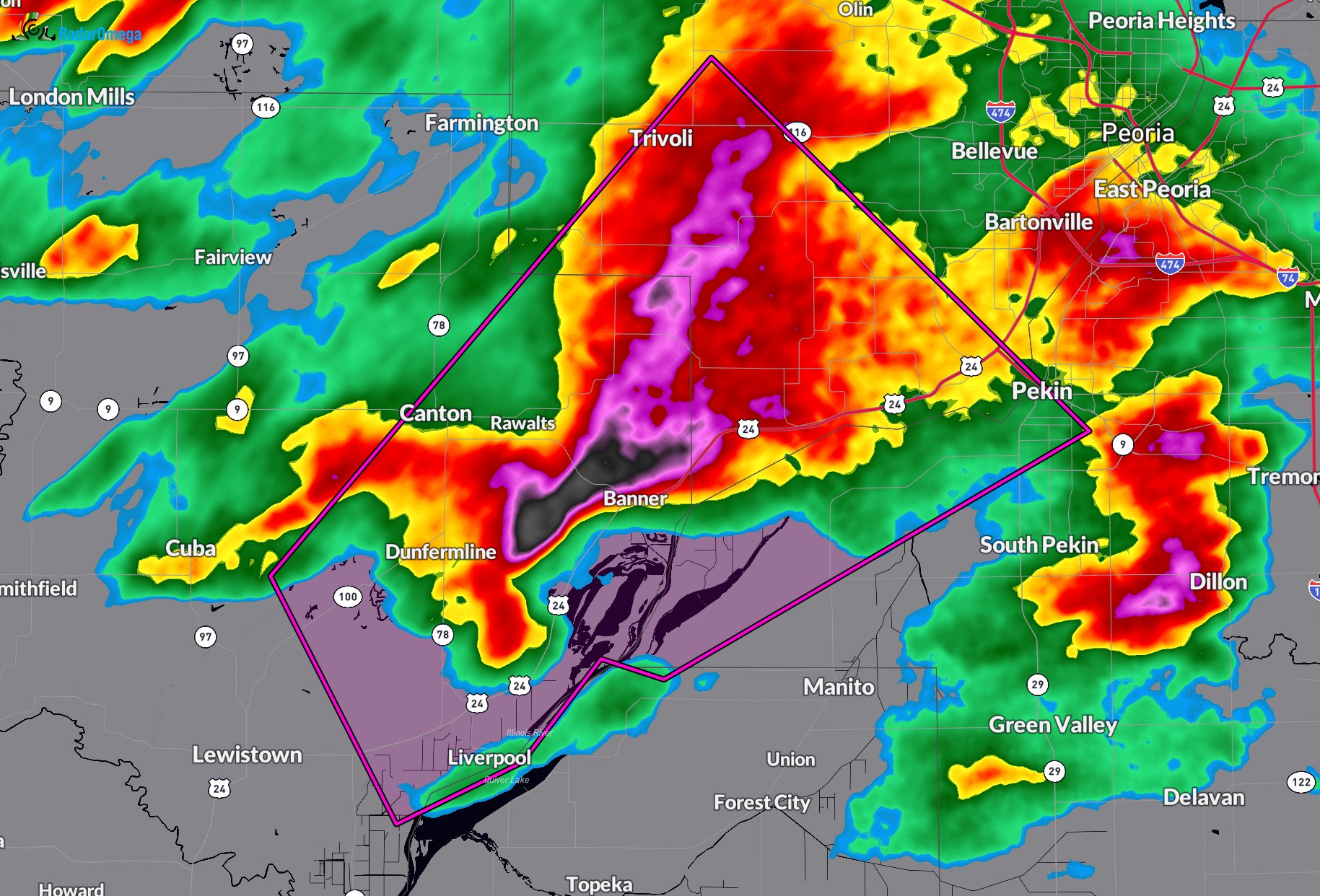 Ryan Hall, Y’all on Twitter "PDS Tornado Warning continues for Canton