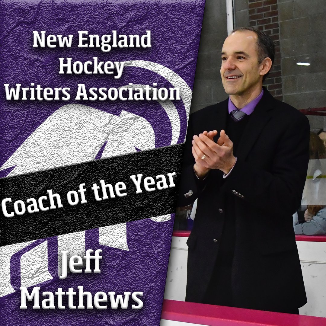 🏆Awards🏆

Our Women’s Ice Hockey Coach has been named New England Hockey Writers Association Coach of the Year!! 

#RollMammoths #TusksUp