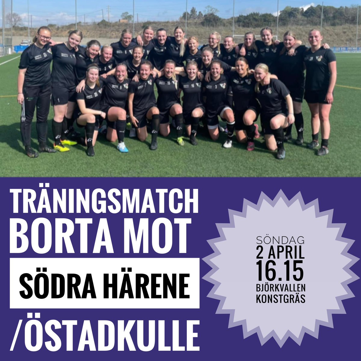 effkniffikdam's tweet photo. På söndag är det dags för nästa match⚽️ matchen spelas i Vårgårda, hoppas vi ses där☺️ https://t.co/duzbWUxCLD
