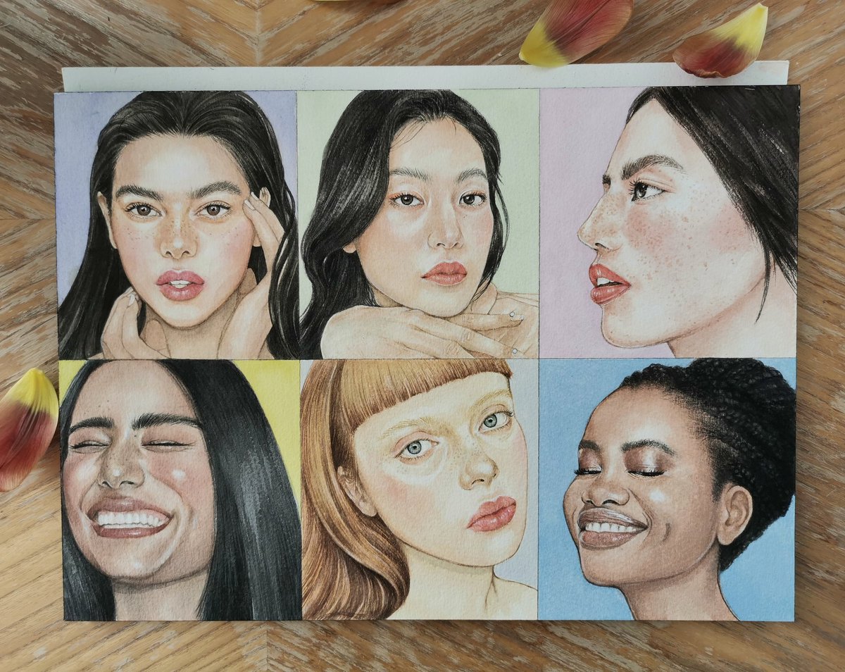 MangporV_art's tweet photo. #aquarell #watercolor #portraitsmalen #girls #taunusstein #portraitmaler #portraitpainting #art #painting #kunst #illustrate #aquarellportrait #สีน้ำ #ภาพสีน้ำ​ #portrait https://t.co/p4pva7sqoW