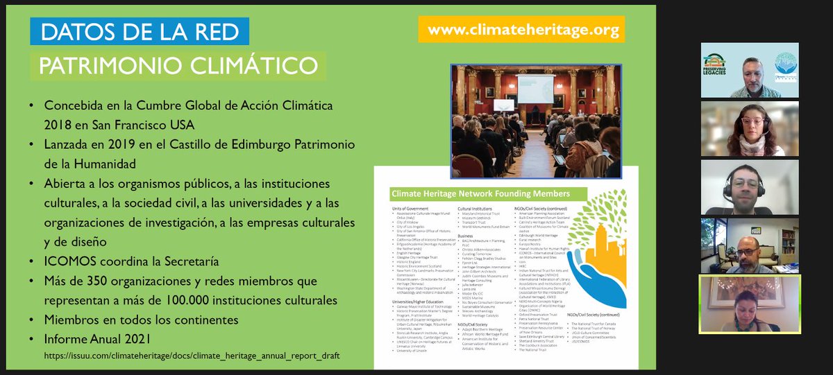 Reunión de la región América Latina y Caribe de la Red #PatrimonioClimático

El objetivo fue dar la bienvenida a las nuevas instituciones y presentar el Grupo de Trabajo en Español/Portugués

foropatrimoniosustentable.blogspot.com/2023/03/reunio…

#ClimateHeritage #PatrimonioClimático #PatrimônioClimático