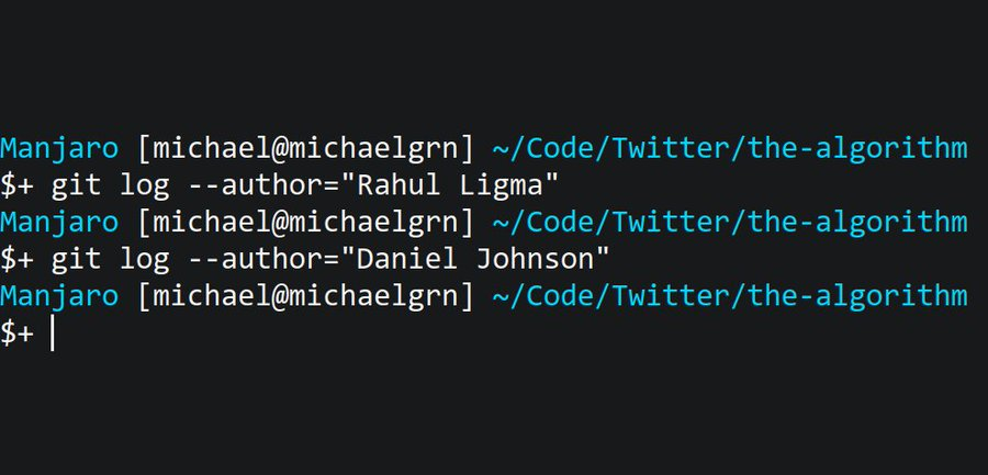 mgdotdev's tweet image. CONFIRMED: Rahul Ligma and Daniel Johnson never worked on #TheAlgorithm at #Twitter

I&apos;m shocked.