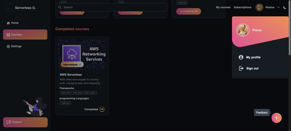 atehrosius's tweet photo. If you want to quickly get a job in the cloud, learn how to build.
Focus your energy on building projects, rather than chasing certifications.
Let me introduce you to a #EduCloud Academy. An upcoming platform with a strong focus on helping students build practical projects.
The platform itself is built with AWS serverless #amplify and it’ll offer courses on building full stack serverless solutions.
There would be subscriptions, 1:1 mentoring and a lot more.
So stay tuned. #serverless #aws @AWSAmplify