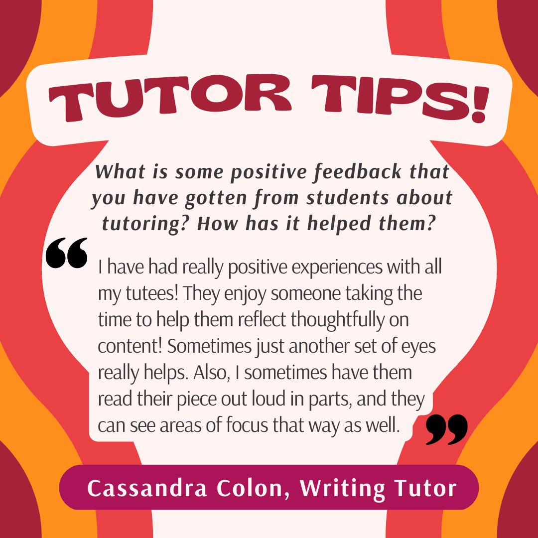 Tutor Tips!