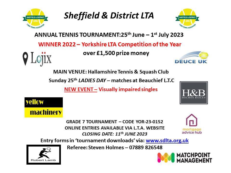 So happy to of helped get Visually Impaired Tennis into this years Sheffield and District Tournament for 2023.
@sheffield_tennis @andybell_tennis #syvitc @janiecewallace @danmaskelltrust @srsb_rss @britblindsport #seeitbeit #justtennis #playyourway #inclusive #active #social