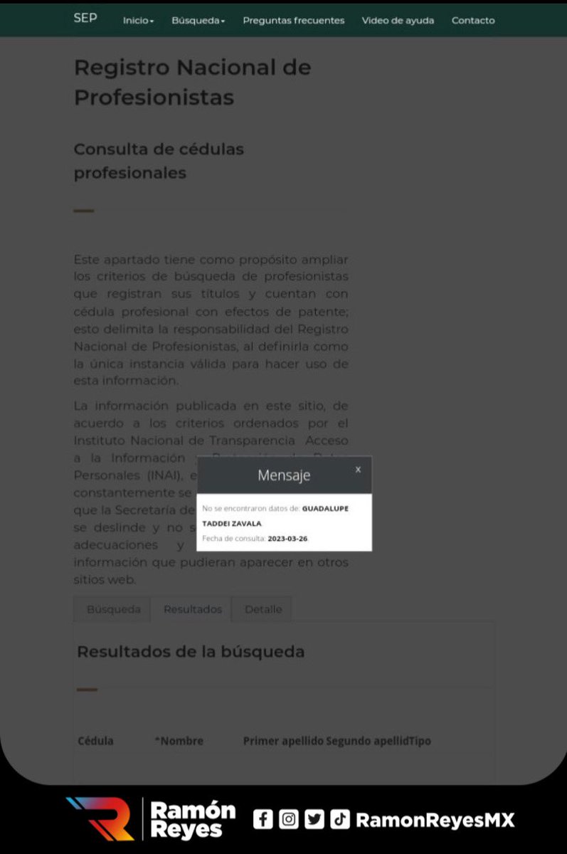 RamonReyesMX's tweet photo. Seguimos…
De repente son más prietos que arroz, resulta que la Consejera Presidenta del @INEMexico no cuenta con cédula profesional y la biblioteca digital de la Universidad de Sonora no registra su tesis.
Adjunto captura #LEGIPE art. 38 inciso d), y otras imágenes.
👁️👁️👇🏽 https://t.co/itbWkSnMs3