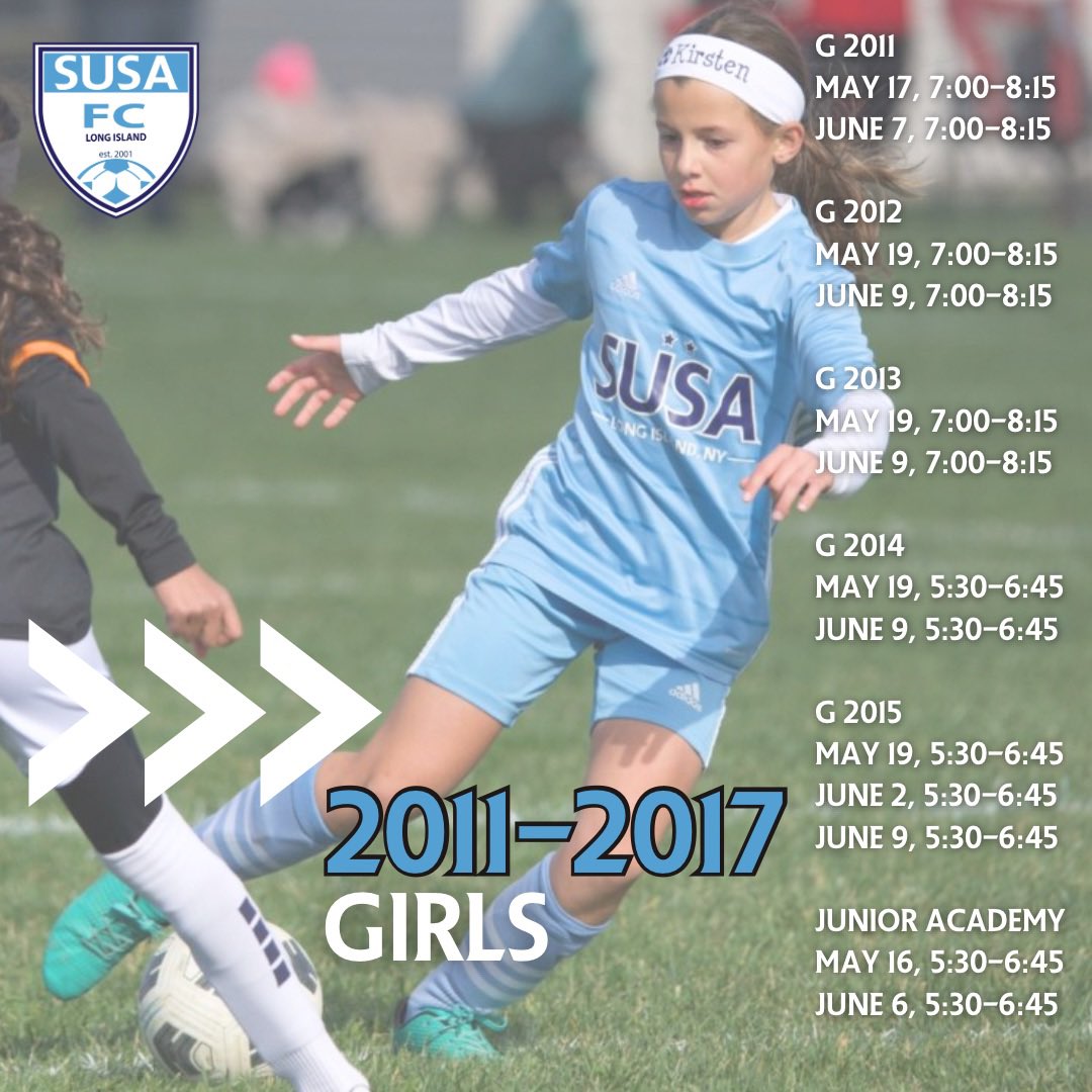 SUSA Academy on Twitter "GIRLS TRYOUTS! Are you ready to join one of