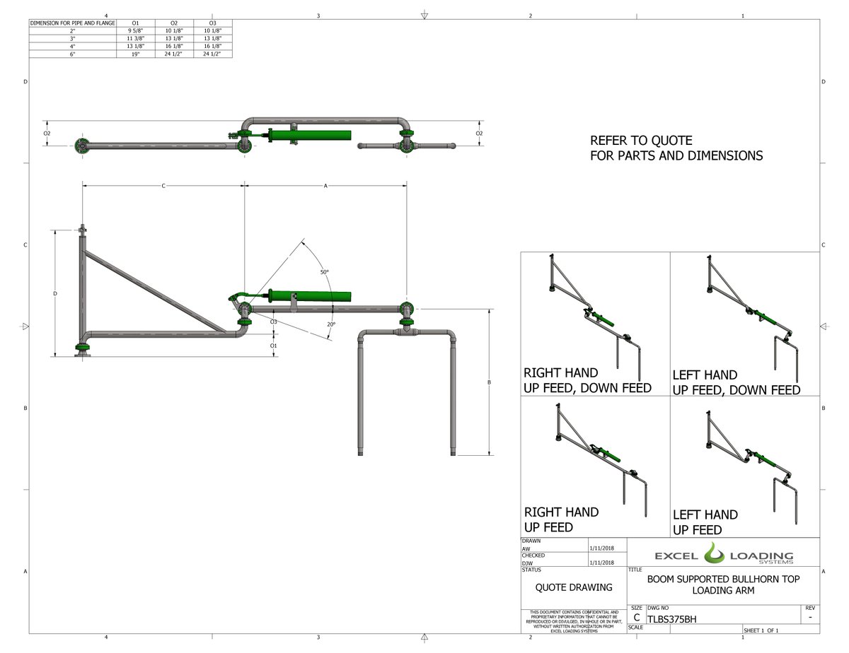 LoadingExcel's tweet image. Our bullhorn style top loading arm is ideal for variable reach applications and can aid in maximizing reach and weight capabilities. excelloading.com/bullhorn-arm-l…. 

#loadingarms #toploadingarms #liquidloadingarms #bullhornstyleloadingarms #boomsupportedloadingarms