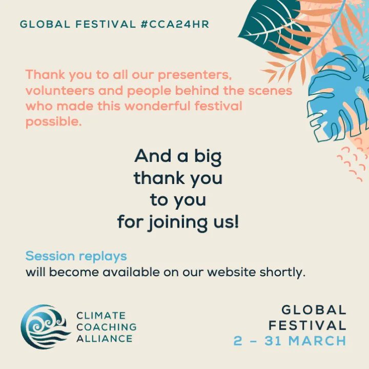 Thank you to everyone involved in this amazing festival! #CCA24hr