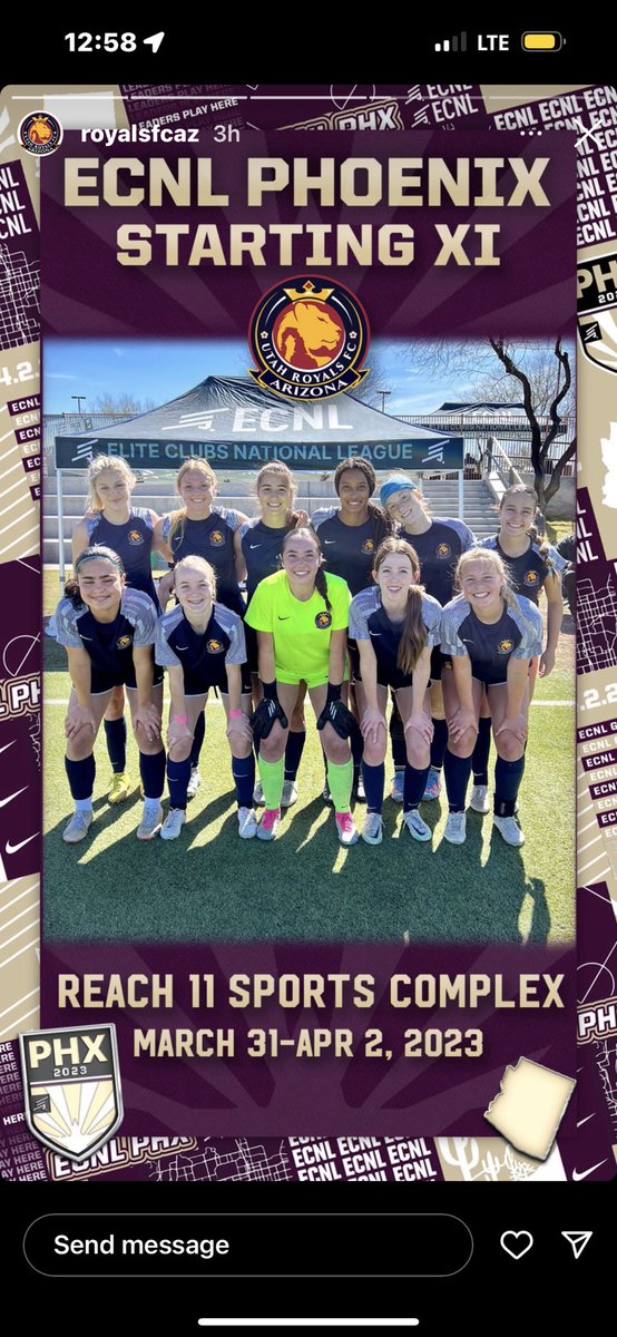 Rreichwald27's tweet photo. 3-0 DUB to start off ECNL Phoenix Spring Showcase vs Pleasanton Rage!! Good work ladies 🙌🌵🙌🌵
@emmy_stoft @mya_stenehjem @chloe_chapman4 @Kaylee3Muniz @avaplayssoccer @Kallieosmu19 @GentryWatrous @RoyalsFCAZ 

@ECNLgirls 
@ImYouthSoccer 
@ImCollegeSoccer 
@TheSoccerWire https://t.co/HG1Lvxk2yE