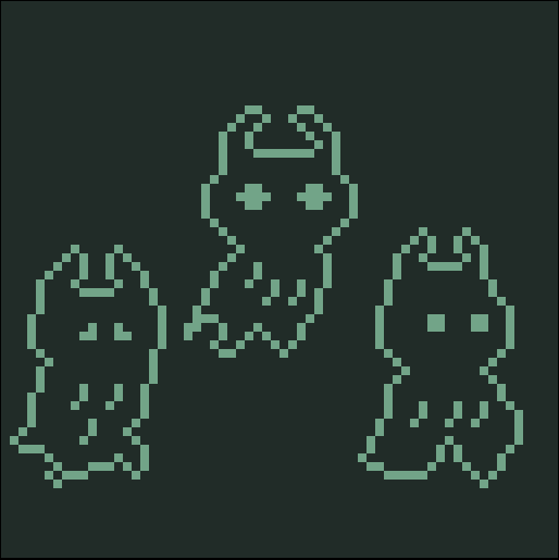 "Friends in the Abyss"

Quick piece I made based off the Hollow Knight shades for <a href="/SodorOrchid/">Sodor ➡️ On Bluesky</a>'s monthly challenge