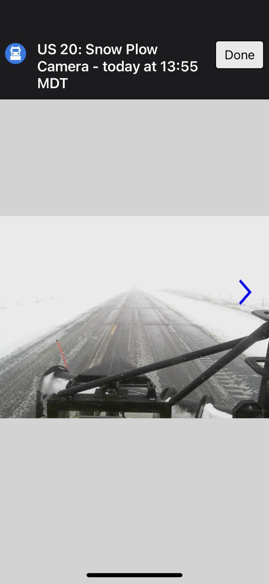 NSP_TroopE's tweet photo. If you are traveling through the northern panhandle of #WesternNebraska today please slow down and take your time. #OldManWinter is trying his best to hold onto our area and is still dropping snow. You may come across slick spots of snow, slush, or ice. #NoCruiseControl #BuckleUp https://t.co/L0Eerlqr33