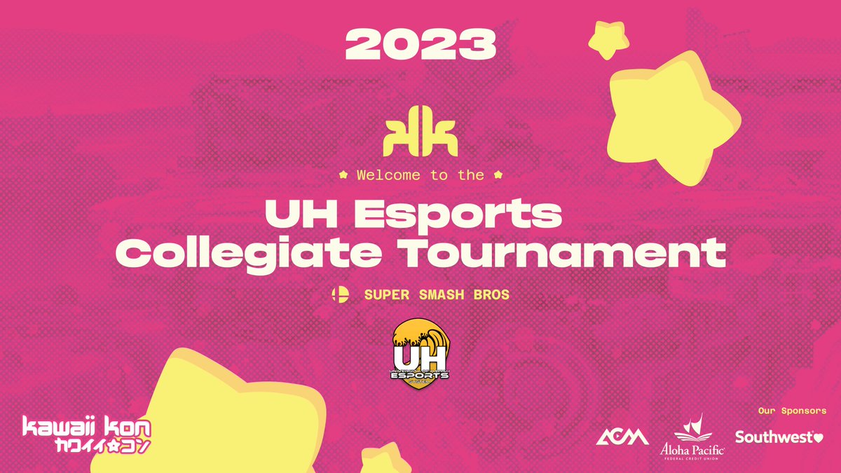 Kawaii Kon 2023 SSBU Day 1
Day 1 will feature the opening rounds of the UH Esports Collegiate Tournament  and 2 v 2 Teams 
Stream will be going live approx 1pm Hawaii Standard Time 
twitch.tv/theodofaction