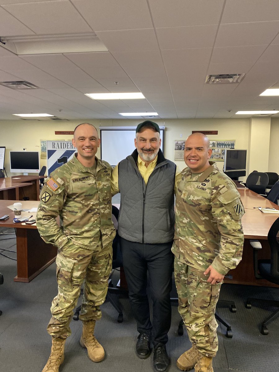 Practically Peachey (@dogfacescholar) on Twitter photo As part of our Multi-Echelon LPD, Staff Ride and STAFFEX studying 1ABCT, 3ID's and 3-69AR's role in OIF 20 years ago this week, we hosted LTC (R) Rock Marcone for a nearly 3 hour discussion this morning with the BDE Staff. #StudyHistory <a href="/ArtofWarScholar/">Art of War Scholars Program</a> @us_sams <a href="/jameskgreer77/">The Operational Alchemist</a> As part of our Multi-Echelon LPD, Staff Ride and STAFFEX studying 1ABCT, 3ID's and 3-69AR's role in OIF 20 years ago this week, we hosted LTC (R) Rock Marcone for a nearly 3 hour discussion this morning with the BDE Staff. #StudyHistory <a href="/ArtofWarScholar/">Art of War Scholars Program</a> @us_sams <a href="/jameskgreer77/">The Operational Alchemist</a>
