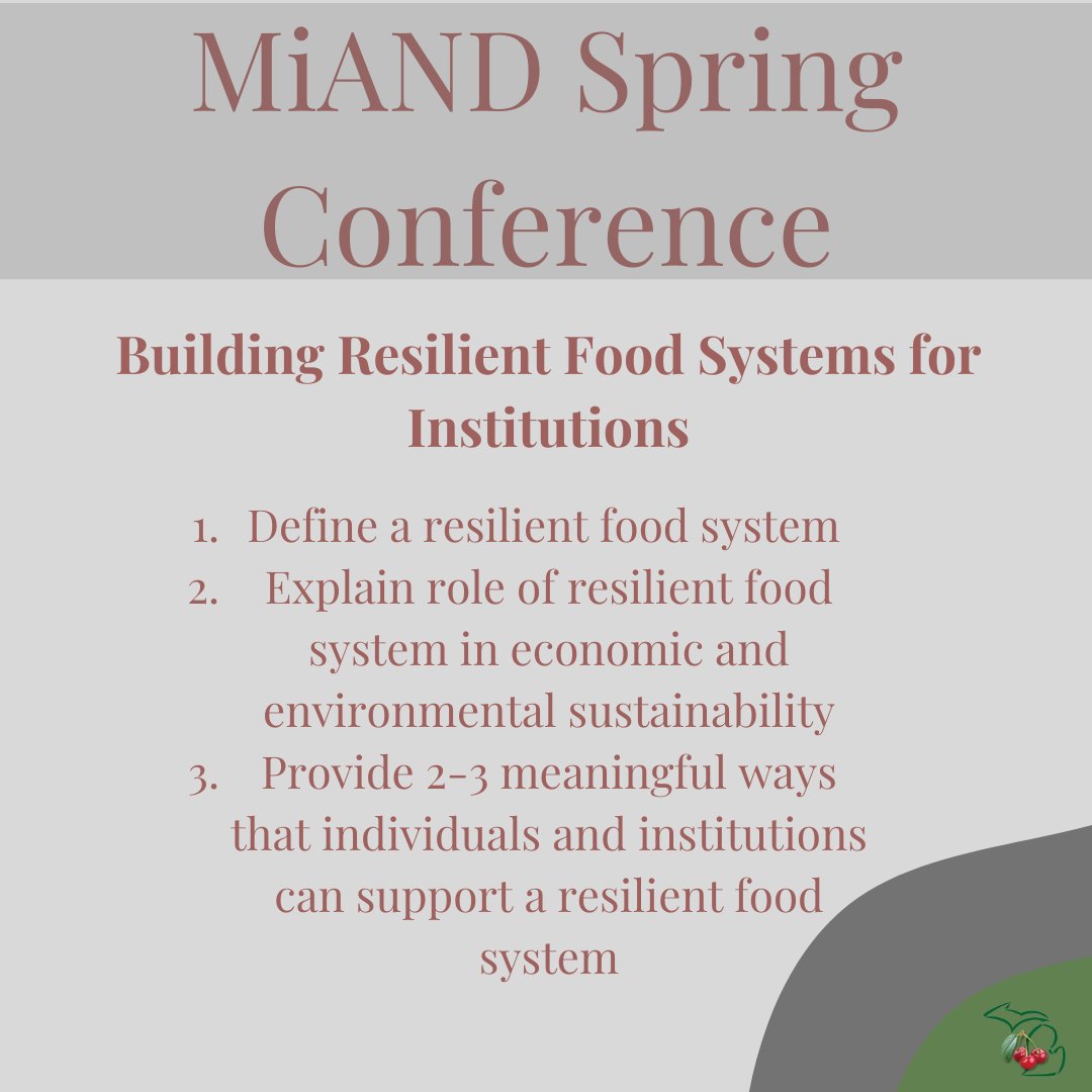 Michigan Academy of Nutrition & Dietetics (@mdietetics) on Twitter photo 🐦️Early Bird registration open for the MiAND Spring Conference May 4-5 <a href="/SheratonAnnArbo/">Sheraton Ann Arbor</a>
⏰️️ register now: eatrightmich.org before the price increase TOMORROW!
#MiAND #EatRightMich #Dietitian #RegisteredDietitian #DietitianApproved #RegisteredDietitianNutritionist 🐦️Early Bird registration open for the MiAND Spring Conference May 4-5 <a href="/SheratonAnnArbo/">Sheraton Ann Arbor</a>
⏰️️ register now: eatrightmich.org before the price increase TOMORROW!
#MiAND #EatRightMich #Dietitian #RegisteredDietitian #DietitianApproved #RegisteredDietitianNutritionist