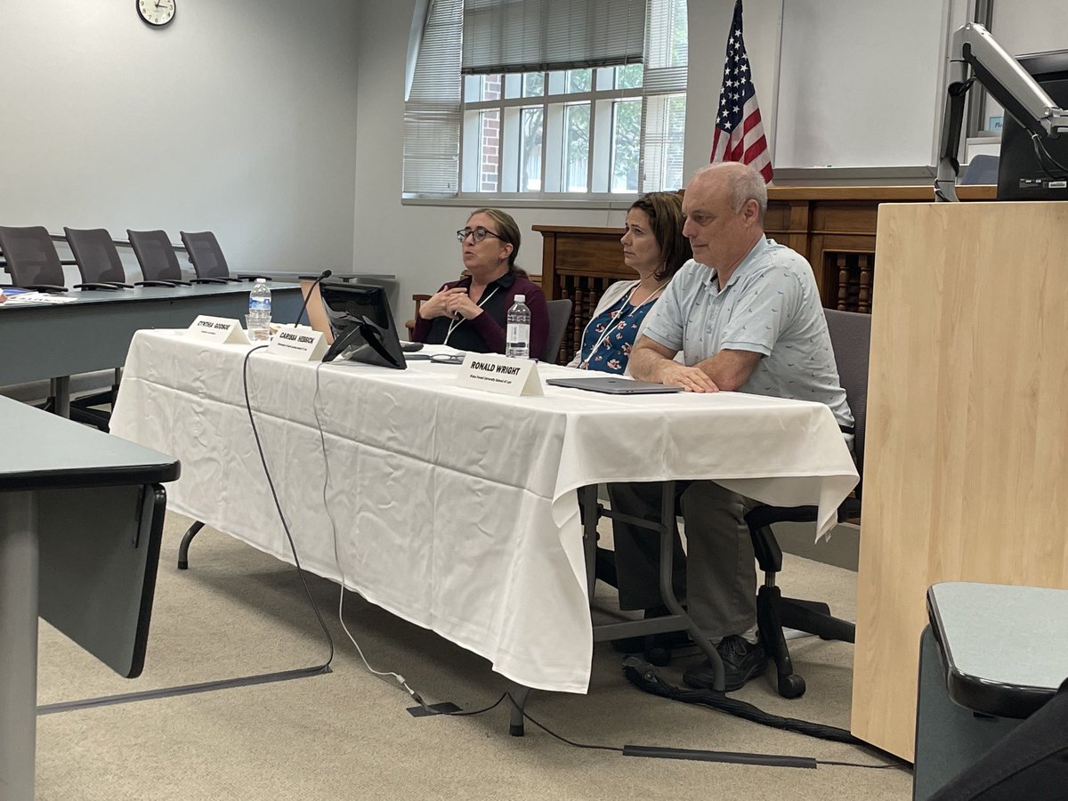 Loving this panel featuring ⁦<a href="/cynthia_godsoe/">Cynthia godsoe</a>⁩ ⁦<a href="/CBHessick/">Carissa Byrne Hessick</a>⁩ and ⁦<a href="/wrightrf/">Ron Wright</a>⁩ for the #GammSymposium convened by ⁦<a href="/MaybellRomero/">Maybell Romero</a>⁩ ⁦<a href="/TulaneLaw/">@TulaneLaw</a>⁩