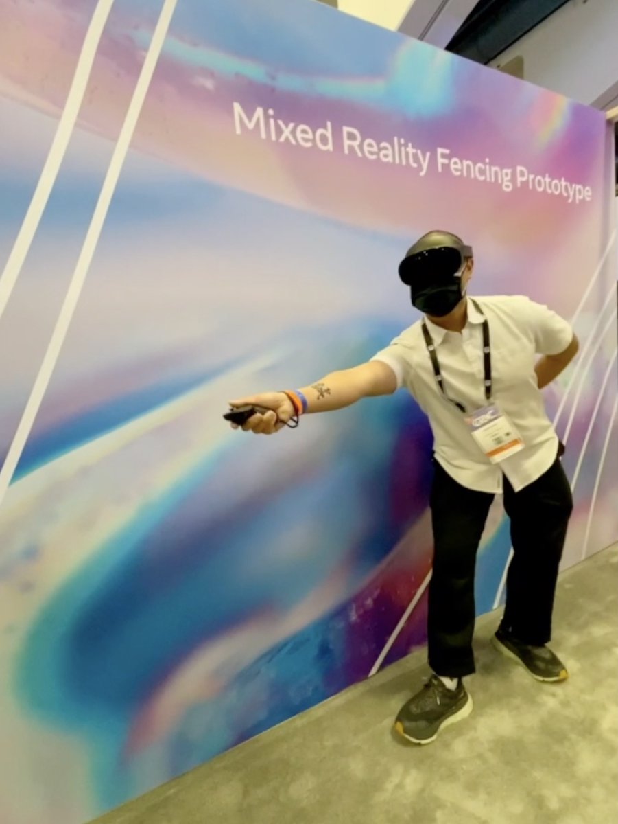 Invis_Thread's tweet photo. Invisible Thread Senior Producer Freddie Sulit went to the Game Developers Conference (GDC) to learn, explore, and experience the latest in gaming and interactive technology.

#GDC #GDC2023 #Innovation #Creativity #Inspiration #Technology #Connecting #PositiveChange https://t.co/CfUiSw4TAb
