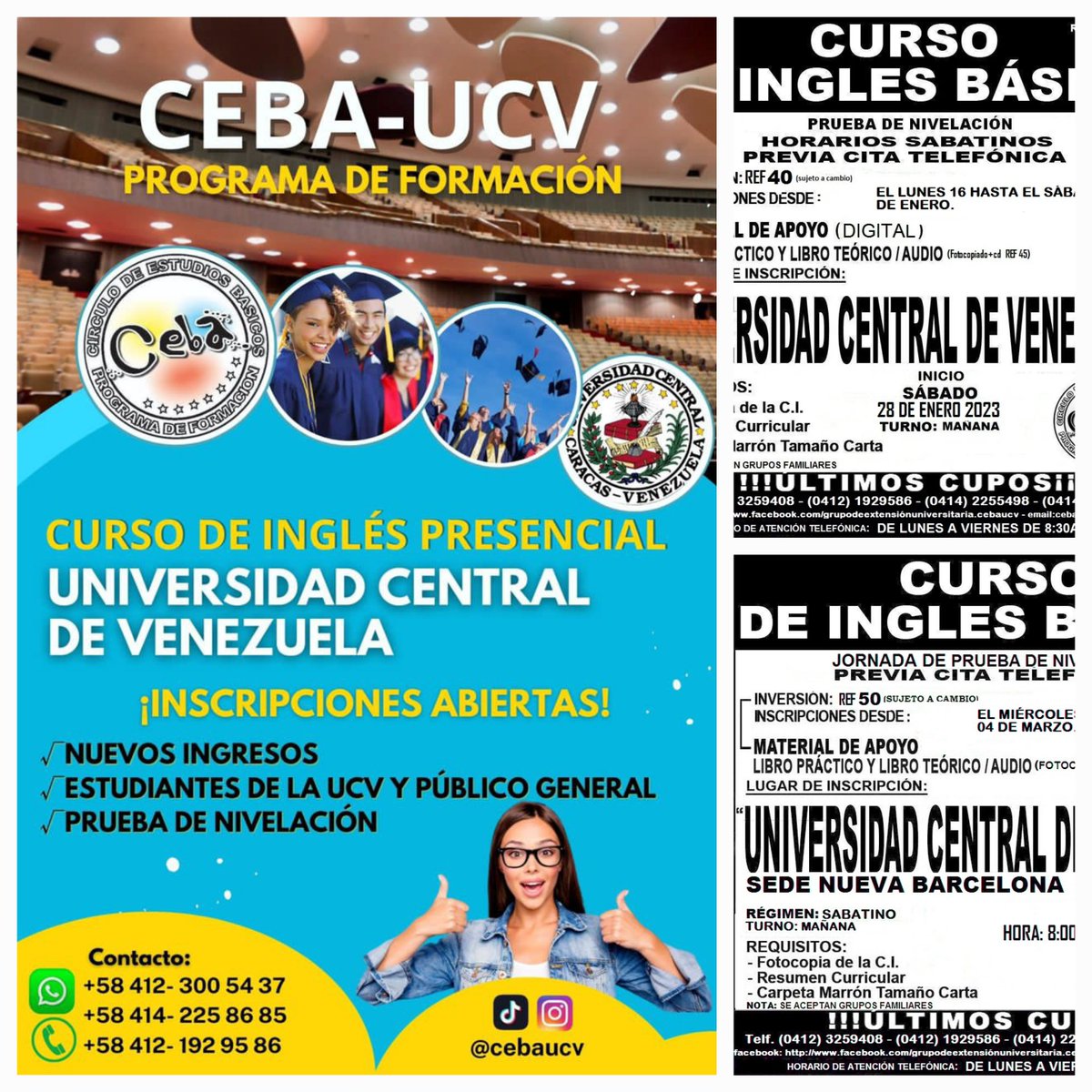 CEBA-UCV (@ceba_ucv) on Twitter photo SOMOS LOS MISMOS, NOS ACTUALIZAMOS PARA TI.. SOMOS LOS MISMOS, NOS ACTUALIZAMOS PARA TI..