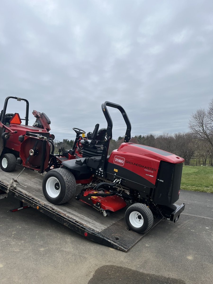 The smile on Superintendent Joe Diacovo’s face says it all. Thanks <a href="/TurfEquipSupply/">Turf Equipment</a> and <a href="/ToroGolf/">Toro Golf</a> for the new GM4500 - this partnership is one for the ages.
