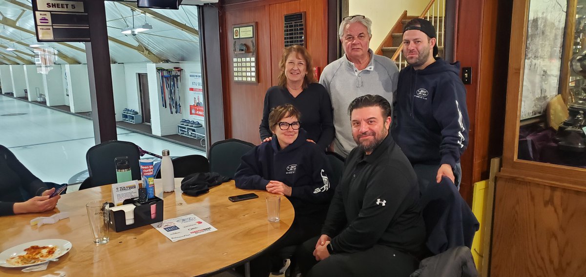 As ice makers for ice makers, how could we pass on an opportunity to participate in today's Ice Makers Bonspiel at the @highparkclub?!  #JetIce team members Theresa, Lisa, Thomas &amp; Erik played their hearts out with Loverock acting as "coach" for the day.