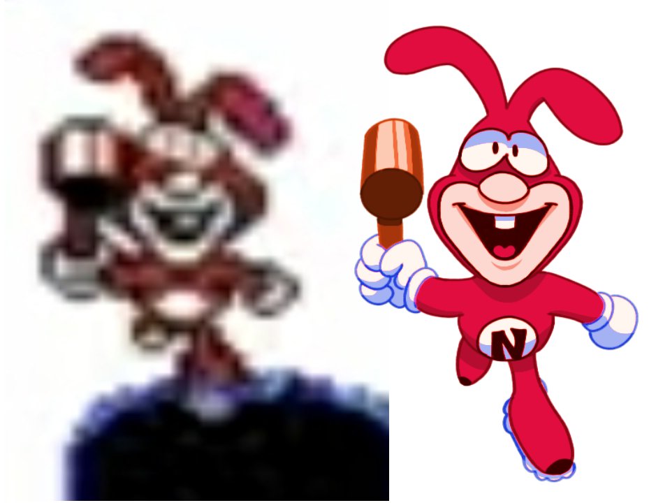 NOID SPRITE DRAWRING!!!!!!!! I LOVE THIS HAPPY FELLER SO MUCH #Noid #YoNoid #Nintendo #silly #art