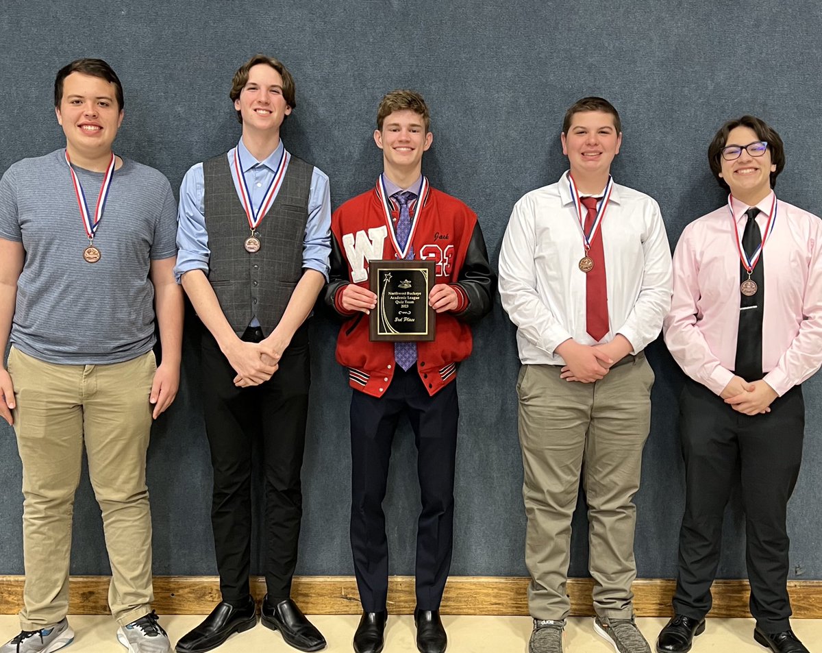 Wauseon Varsity took home a third place win at the NBAL tournament.  Nice job boys ⁦<a href="/NWOESC/">Northwest Ohio ESC</a>⁩ ⁦<a href="/WauseonHigh/">Wauseon High School</a>⁩