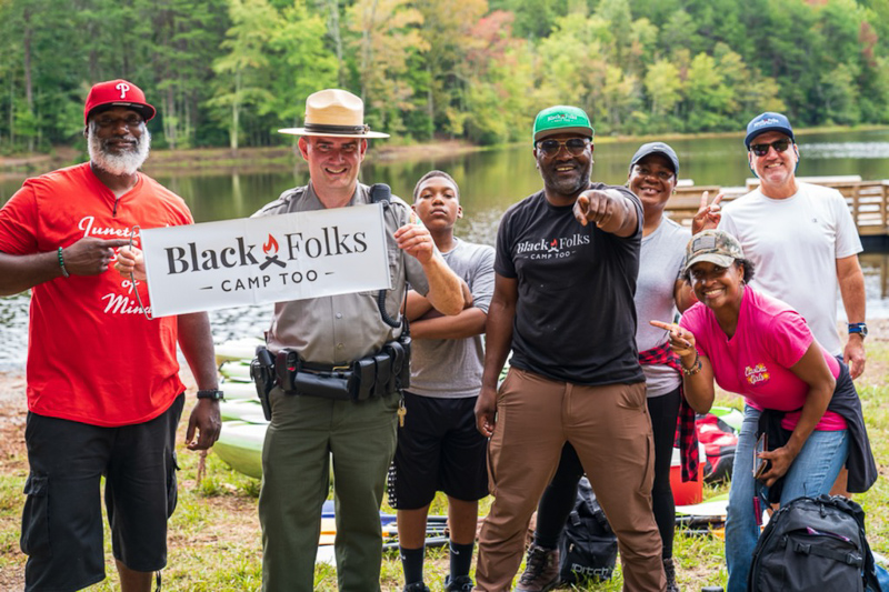 NorthCarolinaEE's tweet photo. 🔔Set a reminder! Our #NCEarthDay #LunchTimeDiscovery series kicks off 4/5/2023, and our first guest is Earl B. Hunter, Jr. founder and president of Black Folks Camp Too! Livestreams noon EDT https://t.co/n3VxLAPWKf  @FolksToo @naturalsciences @NCDEQ https://t.co/03FSdmpAMf
