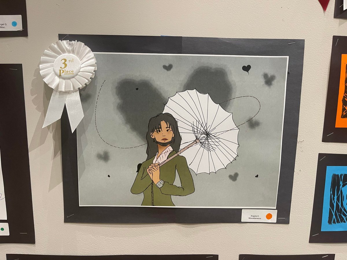 Congratulations to <a href="/TMSBobArts/">Travis MS BobArts</a> on their successful spring art show! <a href="/IrvingArts/">Irving Arts Center</a> Our school took most of the prizes including 2 Best of Show. We received a total of 31 awards out of 100 entries. The Drawing category had the most awards at 1st, 2nd, and 3rd place, all Bobcats!