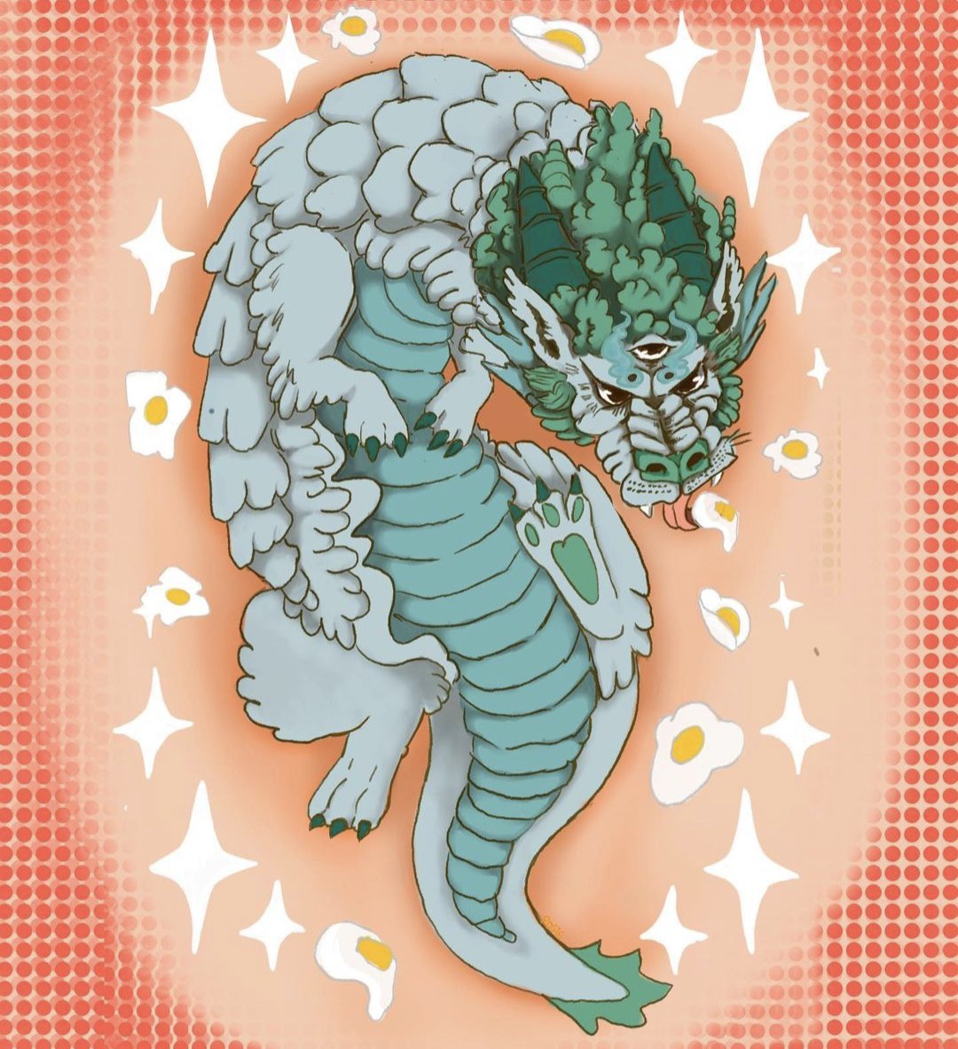 dragon__slaps's tweet photo. Very proud of this little egg eater ⭐🍳

#digitalart #character #egg #oc https://t.co/rYUGMClWaw