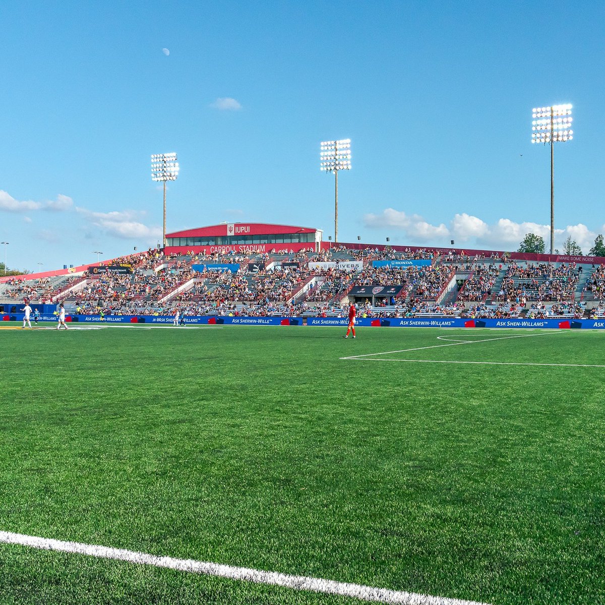 IndSportsCorp's tweet photo. Who’s ready for soccer season ⁉️

@IndyEleven kicks off their home opener TONIGHT as they face the @lvlightsfc at @carrollstadium. ⚽️

We’re excited to have you back in the best city!

📸: IG/indyeleven https://t.co/bgiuS3RDEe