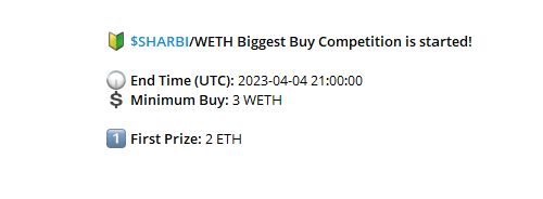 mobietime's tweet photo. Wow! If you are thinking about buying $SHARBI now is the time! This weekend is going to be HUGE. Imagine getting into $SHIB at a 6.5 Mil MCap. Many are comparing the two. A Biggest Buy competition has just started minutes ago. Also first Tier 1 CEX listing announcement on Monday. https://t.co/qka2xOShwI