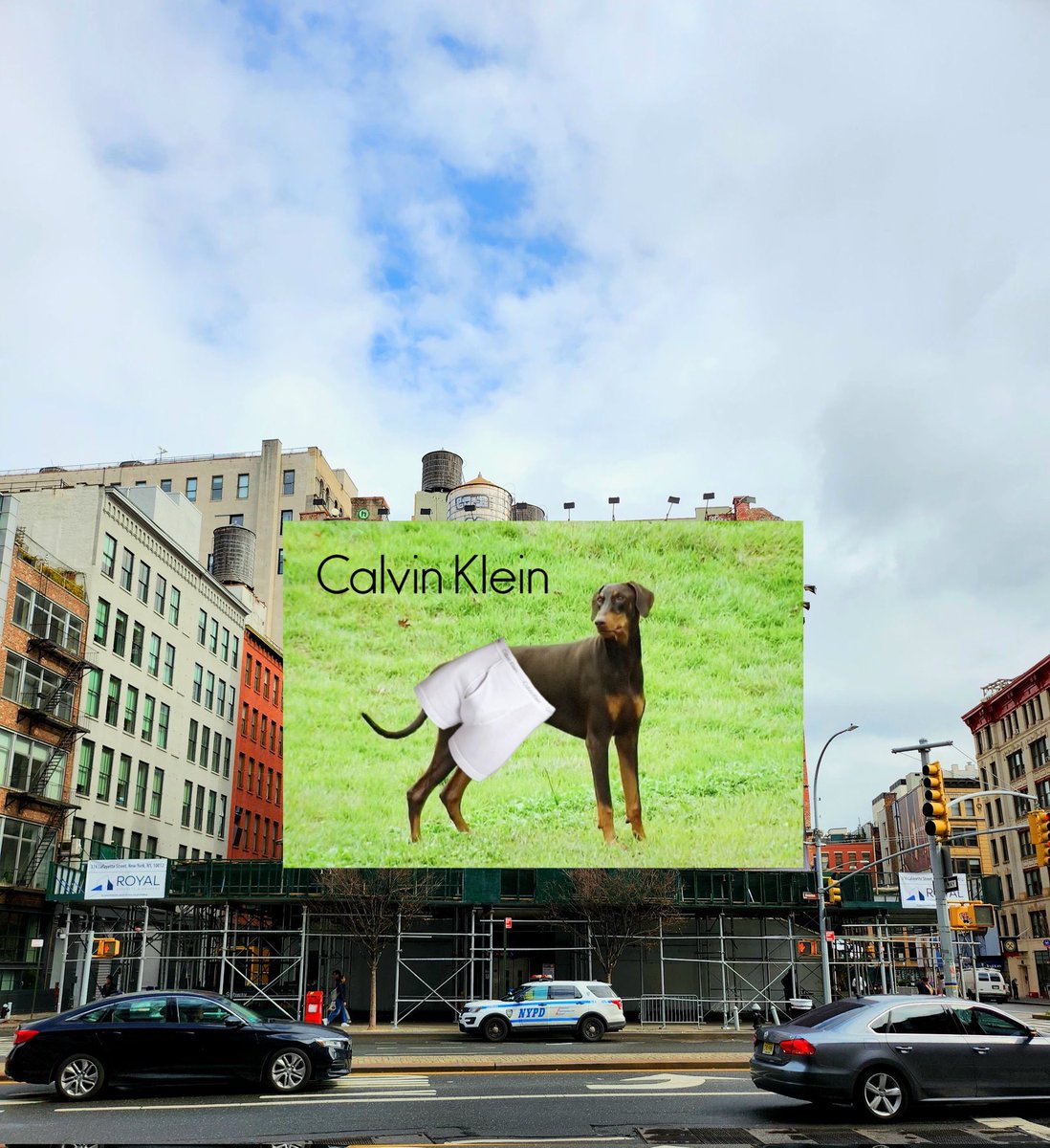 Jintiny_OT7's tweet photo. Vean la publicidad de Jeon Bam que también es embajador global de Calvin Klein, Jeon Bam, aturde en una valla publicitaria en Houston Street, Nueva York.

*Amo los edits del fandom 😂 https://t.co/18bdQMFVa6