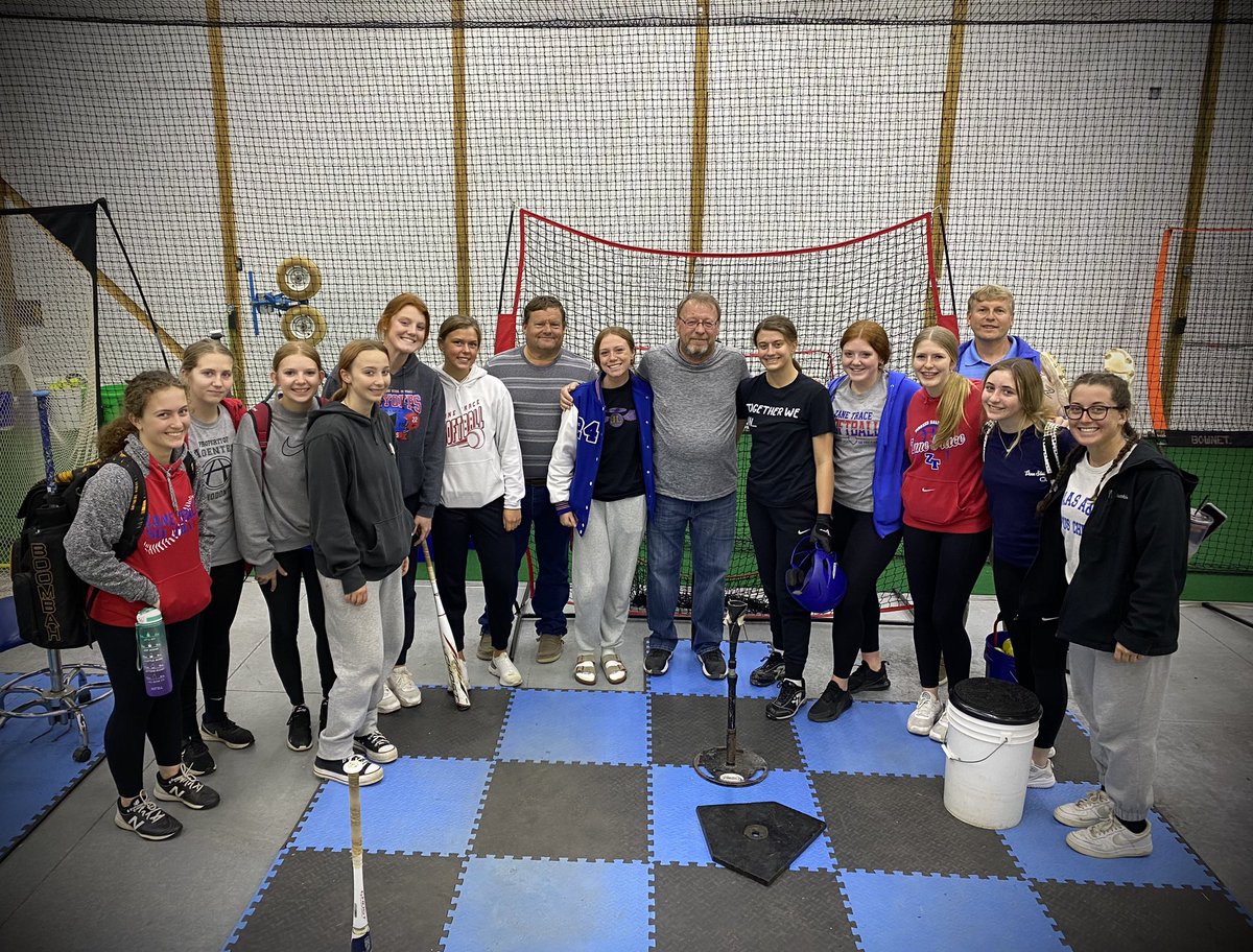 Happy Birthday to Coach John Bennett on this rainy but, bright day of hitting in the barn!