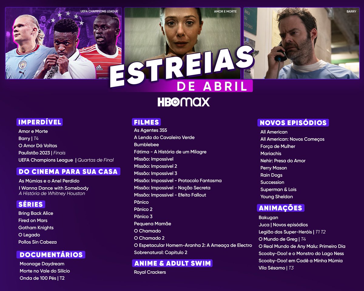 HBO Max Brasil tweet media