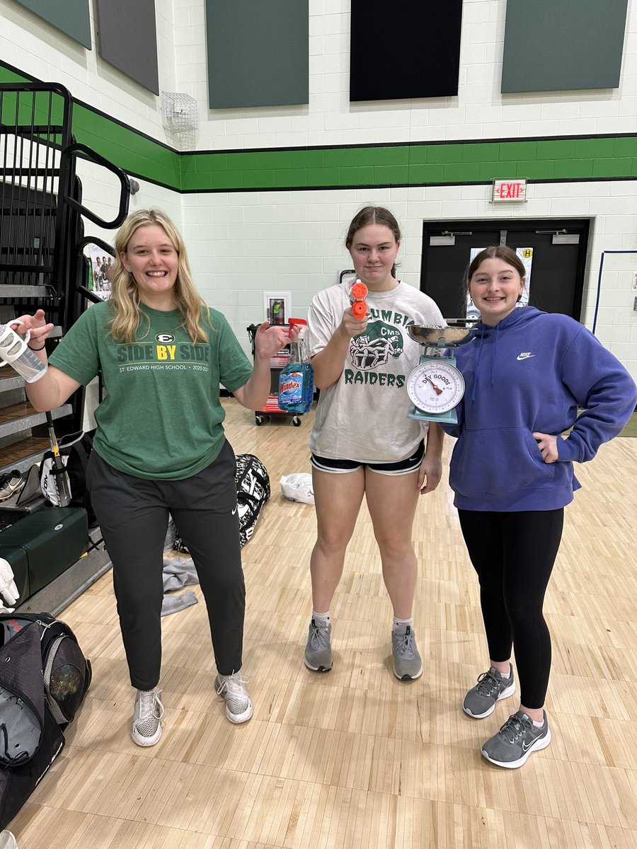 Fun Friday practice! Anything but a water bottle