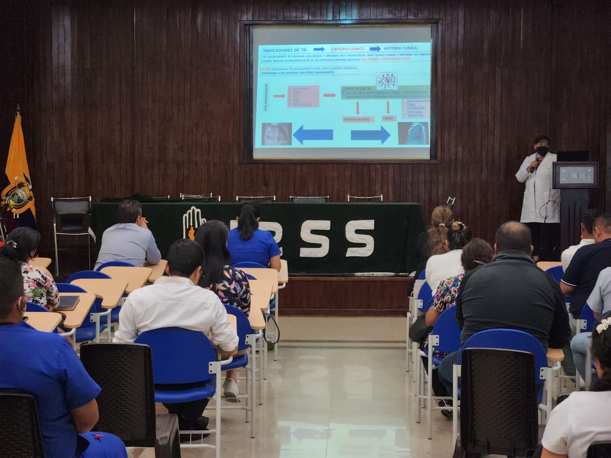 IESS_YoTeGuio's tweet photo. #LosRíos | En el Hospital General de Babahoyo 🏣 se realizó una capacitación sobre estrategias de prevención y control de la tuberculosis🩺💉, en articulación con @SaludEc y delegados de los hospitales del @IESSec de la zona 5 #IESSatuServicio https://t.co/NfRvBbL8xa