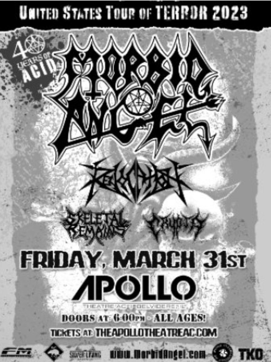 NightRiderTunes's tweet photo. #Belvidere #illinois #tornado music venue roof collapsed during concert at the Apollo Theatre 
Hearing unconfirmed reports of mass casualties 
Here’s a flyer for the concert https://t.co/yQ6pC9riQW