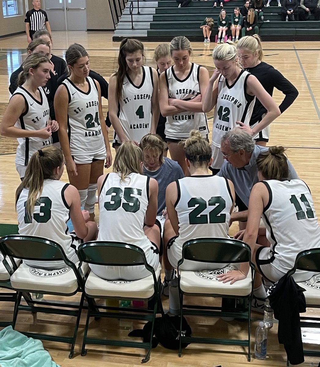 SJABasketball's tweet photo. St Joe 2022-23 season:
17-11 overall record
4-3 MWAA conference record
Marquette tournament champs
2-1 in the District 6 playoffs
0 games played by seniors
86 games played by juniors
74 games played by sophomores
113 games played by freshmen
👀
#NextYearStartsNow #NotIButWe https://t.co/1iiFUlEe0q