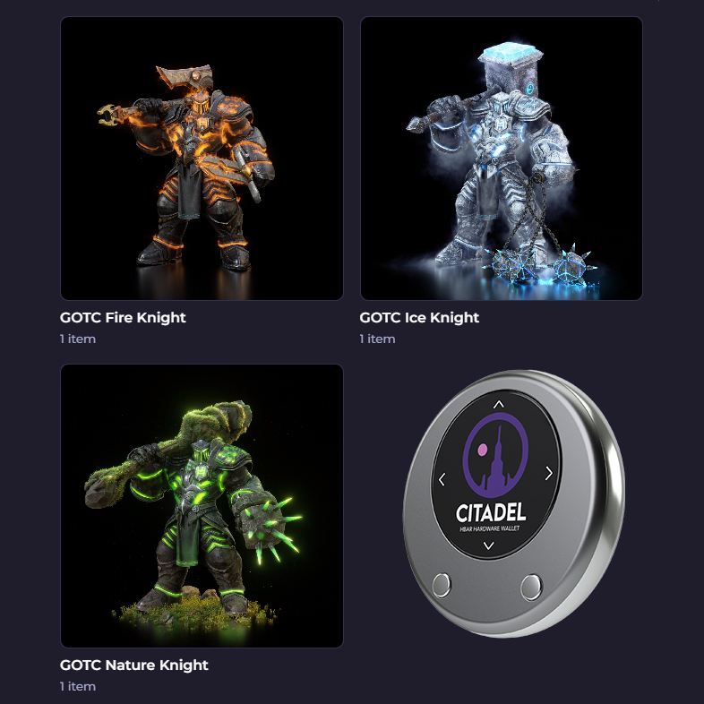 ken149's tweet image. I'm ready for Gold Knight and Special Knight! :)
#GOTC #CitaldelWallet #HelloSecurity #hellofuture 
#HBAR $HBAR