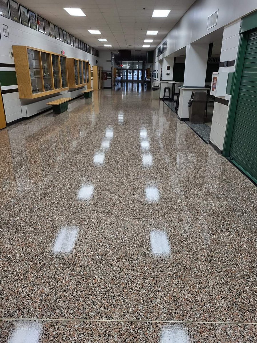 Thank you to our custodial staff for all of their hard work over spring break. The building looks great! #YouMatter #GoIrish #881IrishPride