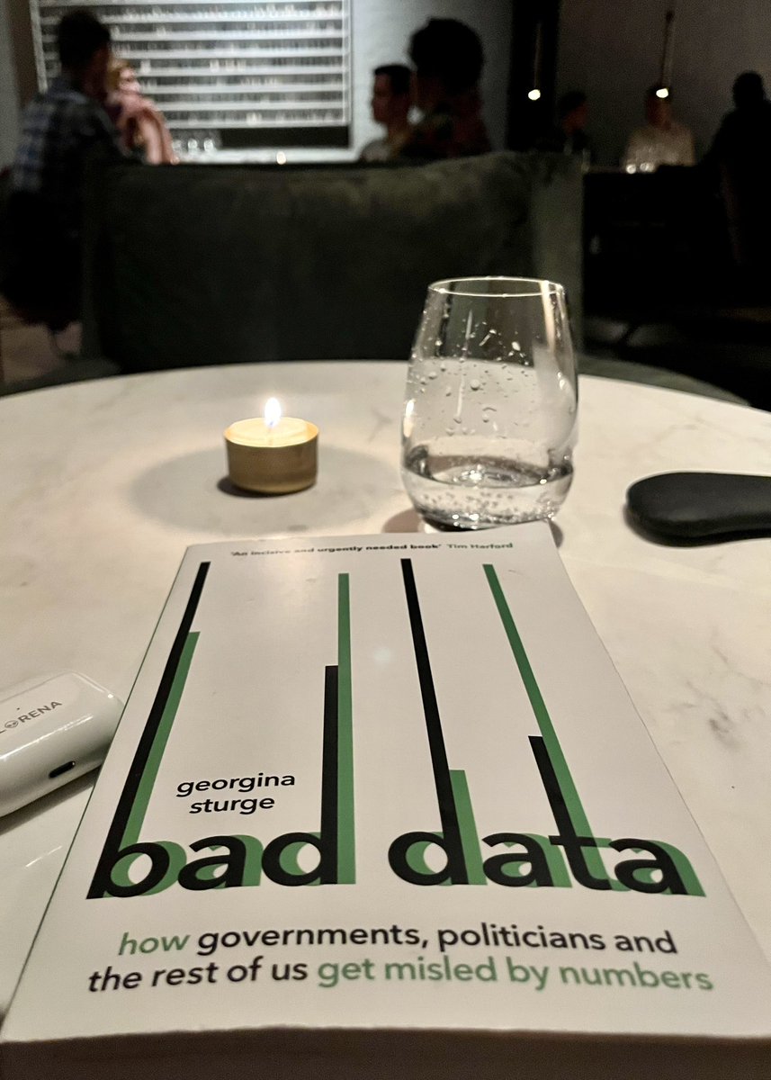 A Colombian night with good food and Bad Data by <a href="/GRSturge/">Georgina Sturge</a>.

This is me recommending this book for data lovers, performance budgeting seekers and anyone who want to have a (geeky) laugh.
