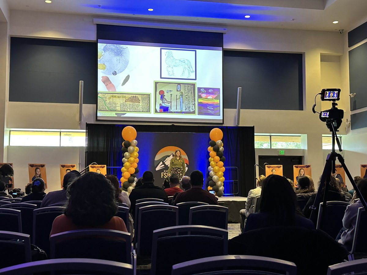 AmybSylvester's tweet photo. FSD Fest is starting off strong with Spotlight Speakers! 6th grade students sharing their passions and rocking it!  More to come tomorrow! @FullertonSD #fsdfest https://t.co/mAUeJKTP0b