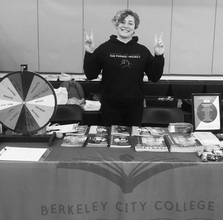 Represent_Ed's tweet photo. Christine is Berkeley City College’s (@berkeleycc) Outreach Specialist. She’s been instrumental in making sure that the RepEd team has a presence on the BCC campus and for us being able to put on our amazing workshops on campus. (2/3) https://t.co/MGfMUivkbj