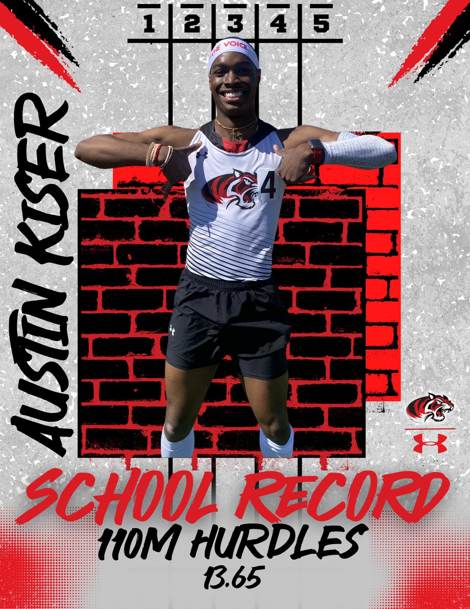 BraswellTF's tweet photo. 𝘼𝙪𝙨𝙩𝙞𝙣 𝙆𝙞𝙨𝙚𝙧  @kiservstheworld 
breaks his previous school records in both 110m &amp; 300m hurdles today. 

#BengalSpeed 🐅 💨 https://t.co/N96jvSRZDH