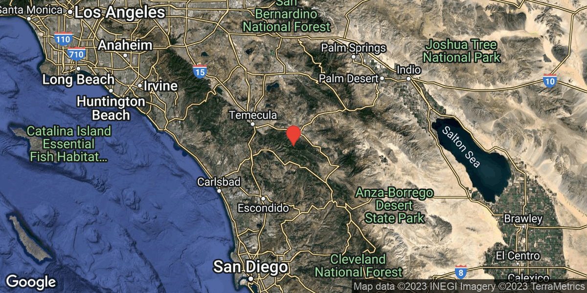 SD_Earthquakes's tweet image. M4.5 #earthquake 48mi NNE of #SanDiego, CA at 06:16pm. 3mi NW of Palomar Observatory, CA — earthquake.usgs.gov/earthquakes/ev…