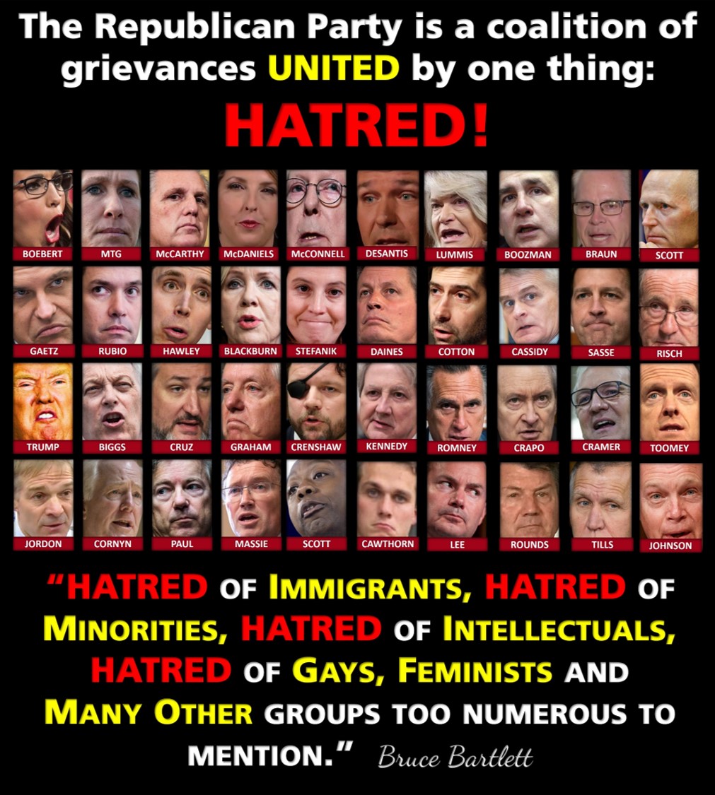 SPBMcKenna's tweet photo. 🤬 Make no mistake... there is ZERO loyalty within the @GOP itself!
One by one, they turn on each other!
#TheGOPIsUnitedByHatred
#GOPSeditiousTraitors https://t.co/K533myPjgb